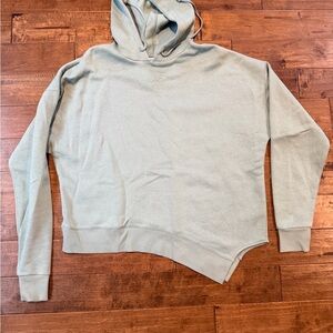 Reebok Women's Asymmetrical Hoodie in Light Green